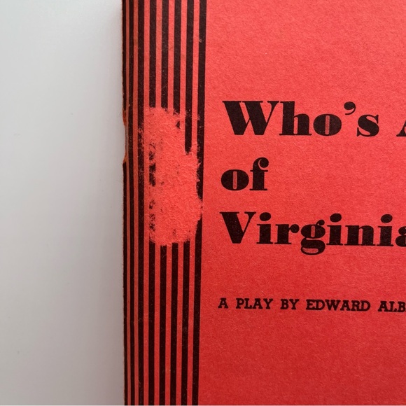 Who’s Afraid Of Virginia Woolf 1962 Play By Edward Albee Dramatists Play Service - Picture 2 of 11